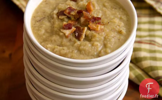 Soupe de Topinambours à l'Ail et au Bacon