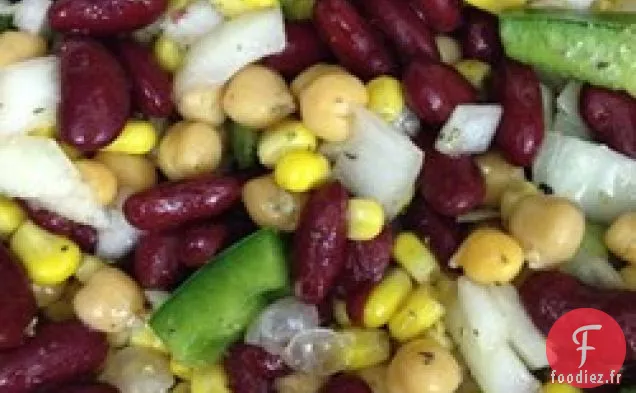Salade de Trois Haricots au Maïs