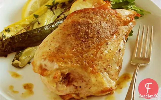 Poitrine de Poulet Rôtie au Prosciutto, Citron et Muscade