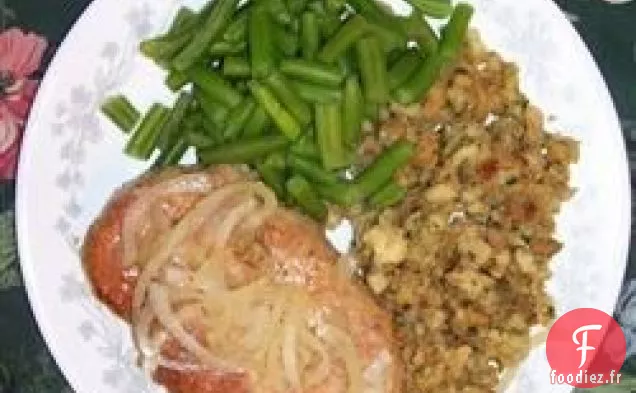 Côtelettes de Porc au Romarin Et au Xérès