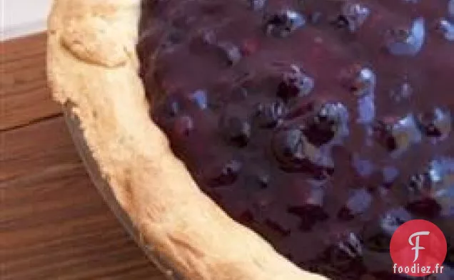 Tarte aux Myrtilles aux Seins Nus