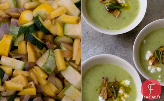 Recette de Soupe de Courge d'Été au Babeurre