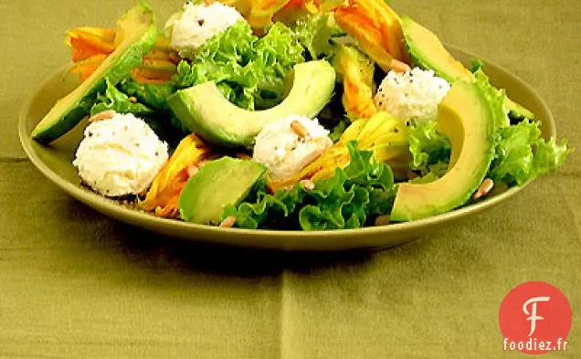 Salade de Fleurs de Courge et Ricotta