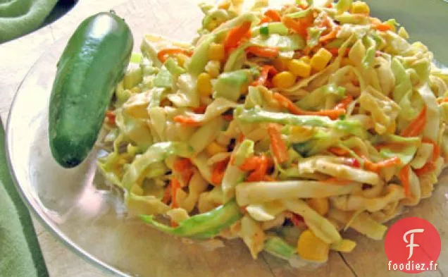 Salade de chou Chipotle Crémeuse du Sud avec Maïs