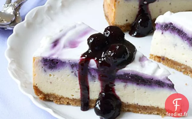 Gâteau au Fromage aux Myrtilles