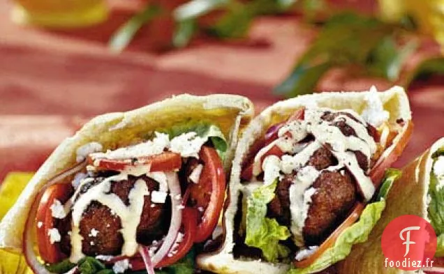 Hamburgers Gyro à la Sauce Tahini