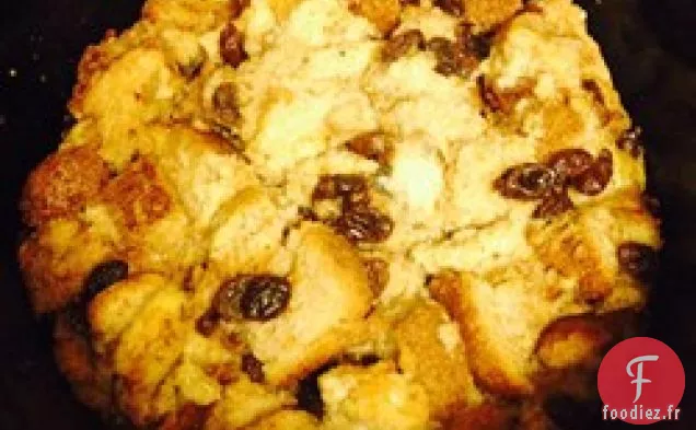 Pudding au pain dans la mijoteuse