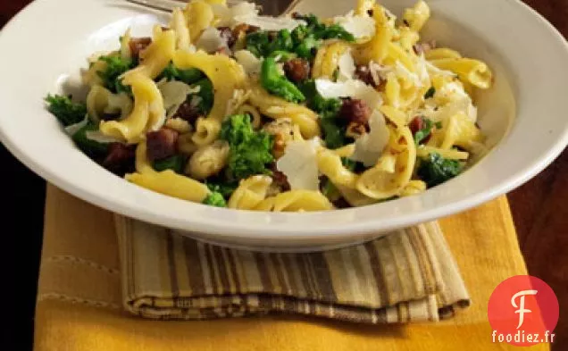 Pâtes Strozzapreti au Brocoli Rabe & Guanciale