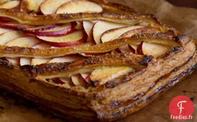 Tarte aux Pommes Et aux Amandes et à la Cardamome