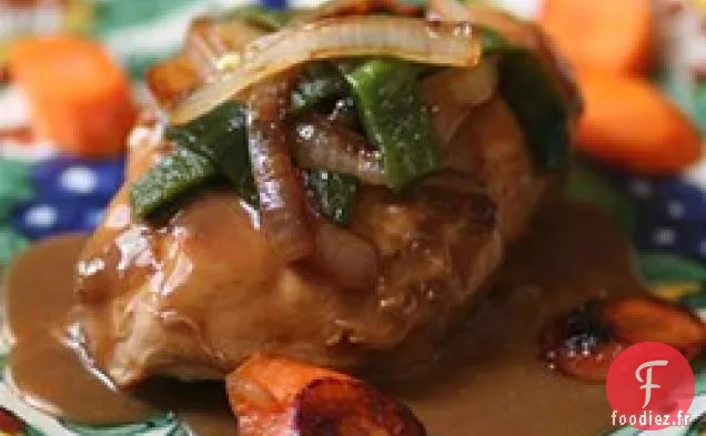 Poulet Mijoté à la Crème Poblano
