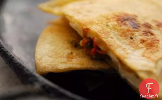 Quesadillas aux Fleurs de Courge