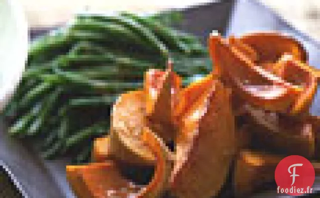 Haricots Verts et Courge Rôtie au Beurre de Soja Sherry