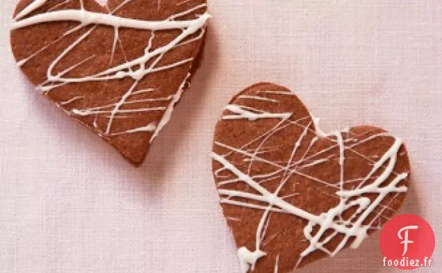 Biscuits Sandwich au Chocolat Fourrés à la Ganache Blanche