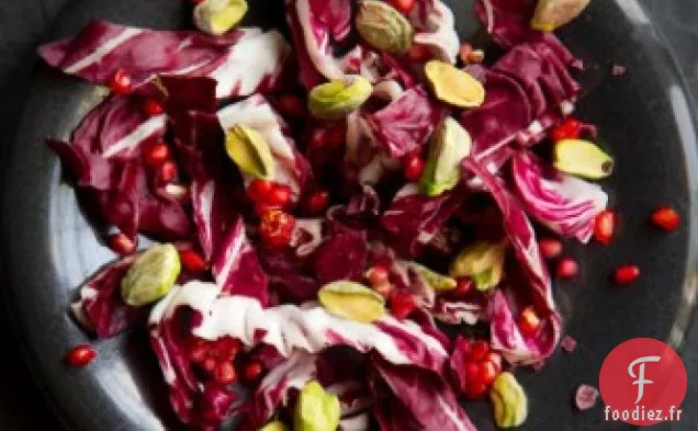 Salade de Radicchio à la Vinaigrette au Chili à la Grenade