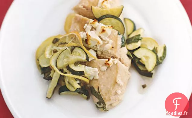Poulet Feta aux Courgettes