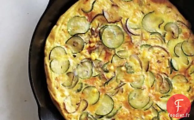 Frittata aux Courgettes Épicées