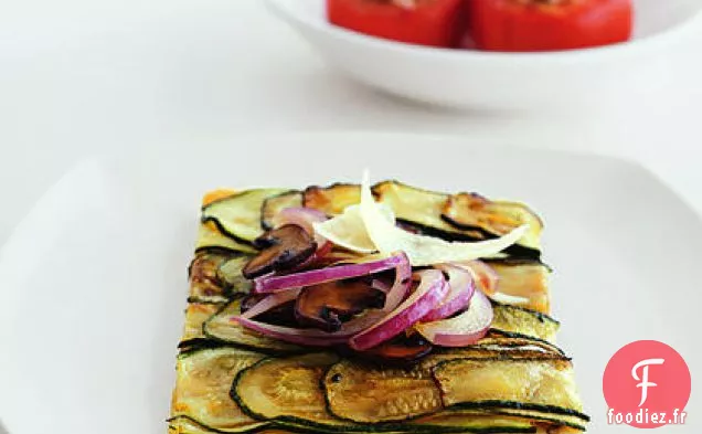 Pizza aux Courgettes et Champignons