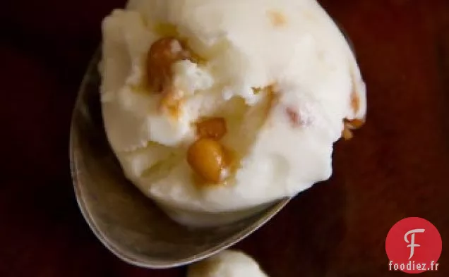 Glace au Romarin aux Pralines de Pignons de Pin