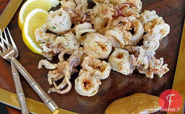 Calamars Frits à la Sauce aux Agrumes Chipotle