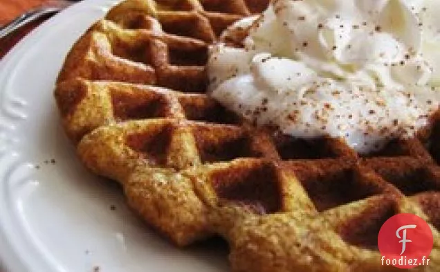 Gaufres à la Citrouille à la Cannelle