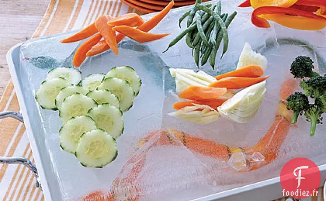 Trempette au Serpent dans le lac et Crudités