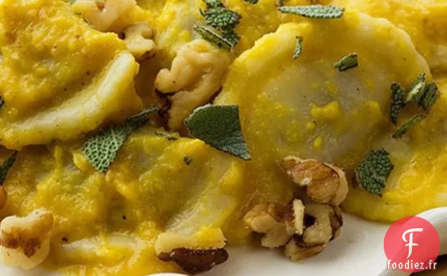 Raviolis À La Sauce Pour Pâtes À La Courge Musquée