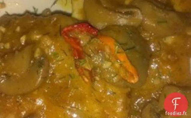 Poulet à la Mijoteuse Marsala