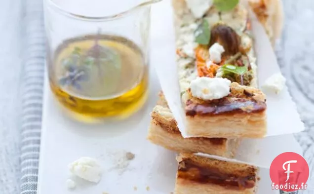 Couscous De Riz Brun, Fromage De Chèvre Et Fleurs De Courgettes Shiitake