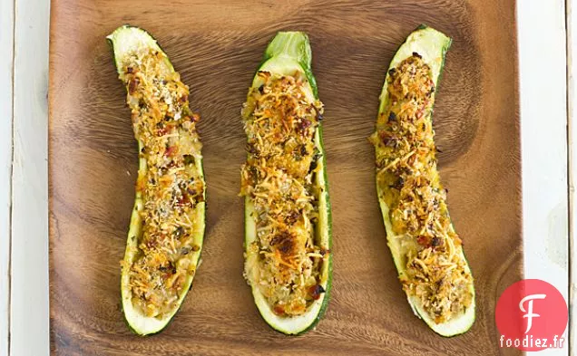 Courgettes Farcies Végétariennes Au Panko Au Parmesan