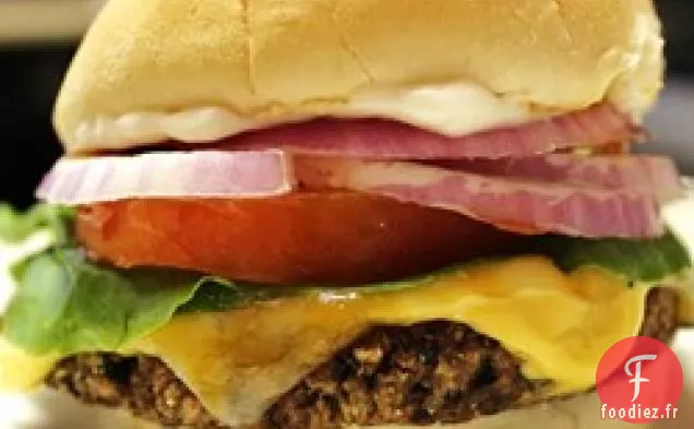 Hamburgers aux Haricots Noirs Faits Maison