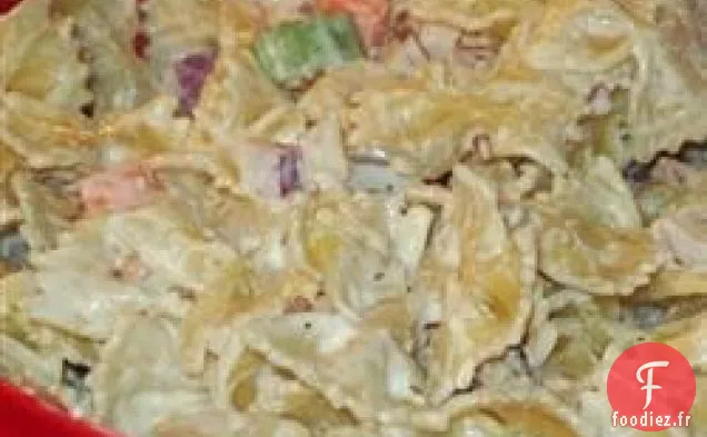 Salade de Pâtes Ranch, Bacon et Parmesan