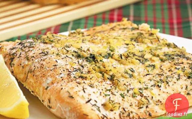 Saumon Rôti aux Agrumes et aux Herbes