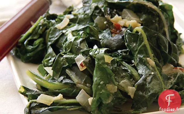 Blettes à Carde crémeuses pour ma Pratique Thanksgiving