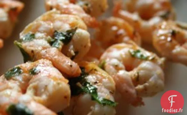 Crevettes Marinées Grillées