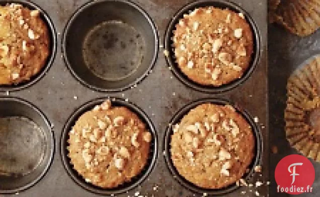 Muffins À La Courge Musquée, Aux Pommes Et Aux Noisettes