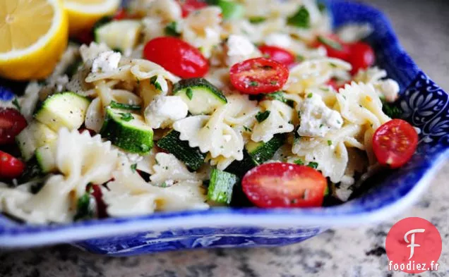 Salade de Pâtes aux Tomates, Courgettes et Feta