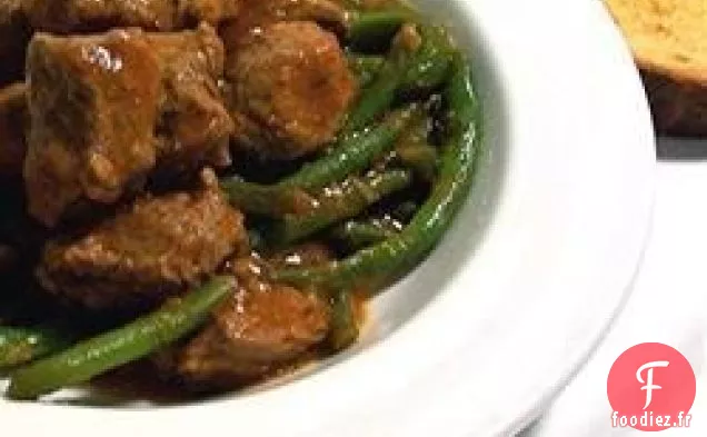 Ragoût d'Agneau aux Haricots Verts