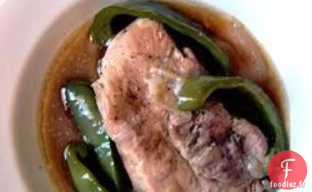 Côtelettes de Porc Au Poivre Vert