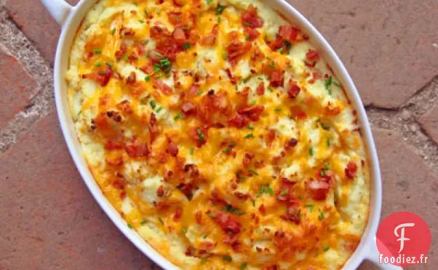 Purée de Pommes de Terre au Bacon et au Cheddar