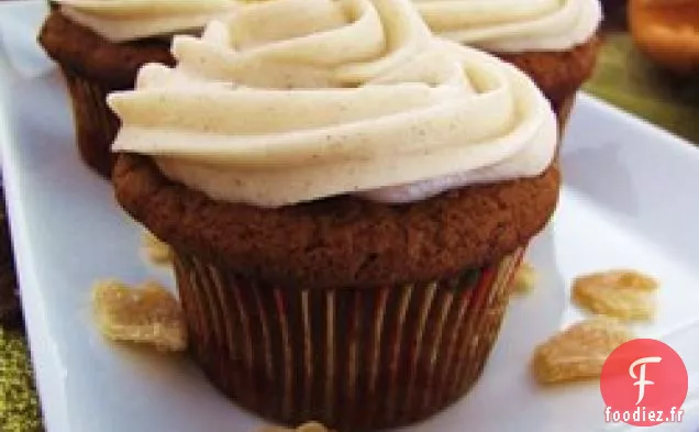 Cupcakes Au Gingembre Et À la Citrouille