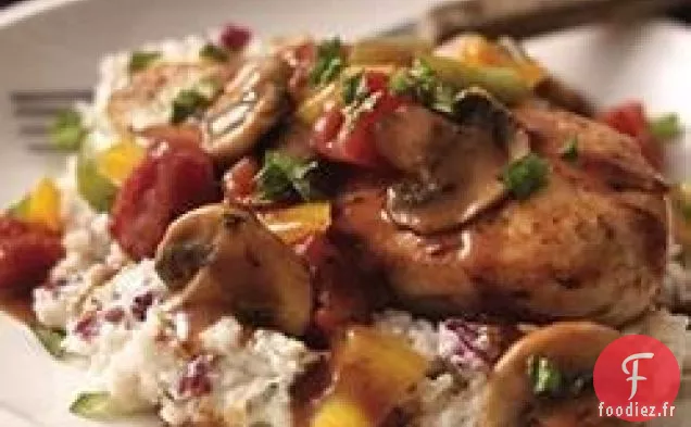 Cacciatore de Poulet avec Purée de Pommes de Terre Crémeuse