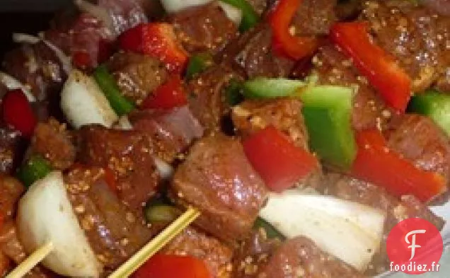 Brochettes De Bœuf Épicées OU Bâtonnets de Vaudou Haïtien