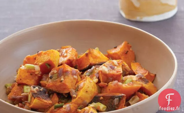 Courge Musquée Rôtie à la Crème de Coriandre