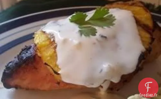 Poulet Coco-Lime à l'Ananas grillé