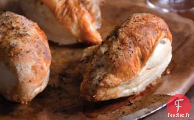 Poitrines de Poulet Rôties Farcies au Fromage de Chèvre