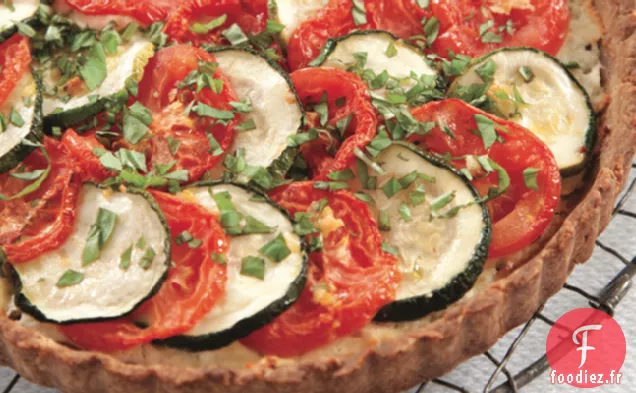 Tarte Aux Courgettes, Tomates Et Ricotta