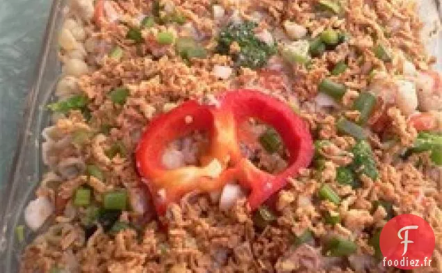 Casserole de Nouilles au Thon aux Champignons