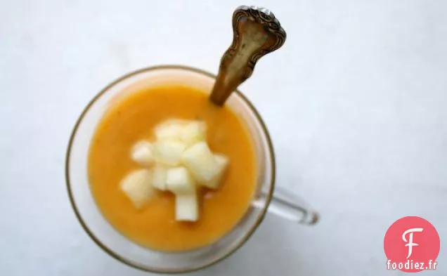 Soupe De Courge Musquée, Pomme Et Sauge
