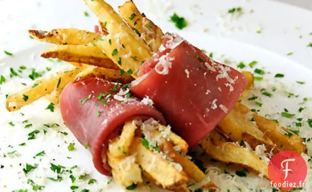 Frites à la Truffe Enrobées de Prosciutto