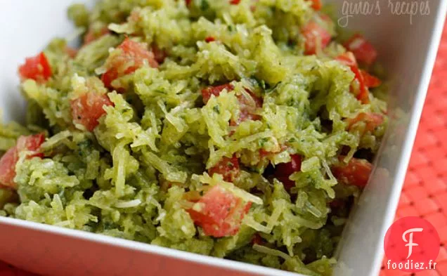 Pesto De Courge Spaghetti Aux Tomates